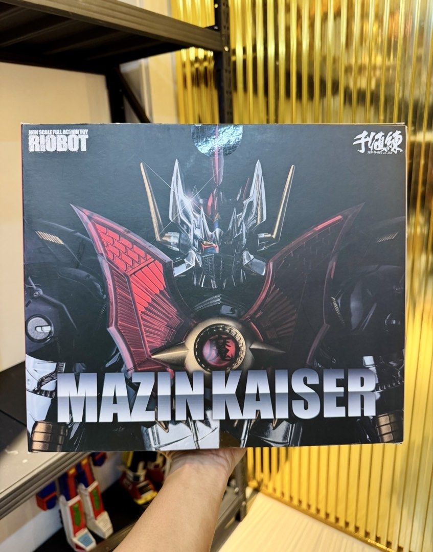 Riobot Mazinkaiser Die-cast (Category: Figurines & Statues) located in Paranaque City. Submitted by icko007 (Listing ID 1469054337, Image 1). Description: Riobot Mazinkaiser Die-cast Mint in Box (opened for inspection only) Price ₱9999 Only No Rush Shipping /Dibs now pay now Location Paranaque Payment Gcash/Bpi Shipping Lalamove/Lbc Buyers Risk / Fee ‼️Seller is not responsible for: lost, stolen, or damaged packages..