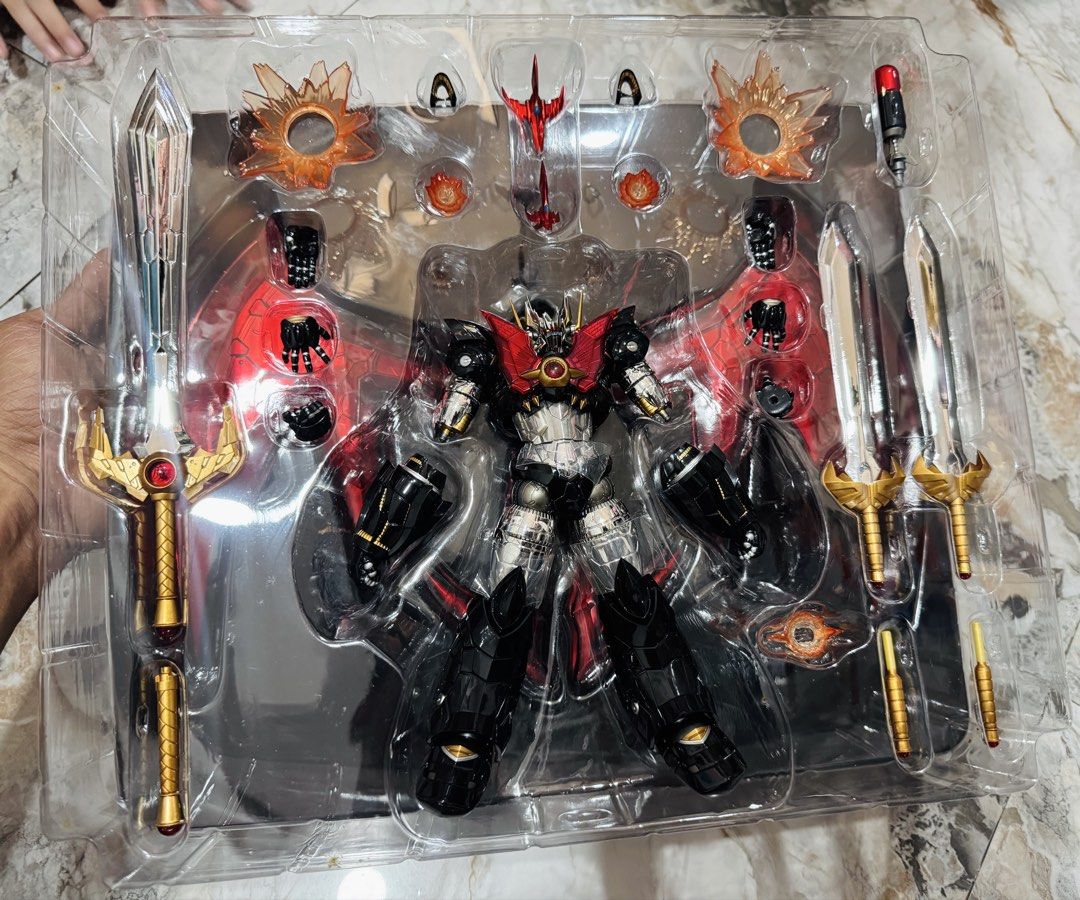 Riobot Mazinkaiser Die-cast (Category: Figurines & Statues) located in Paranaque City. Submitted by icko007 (Listing ID 1469054337, Image 3). Description: Riobot Mazinkaiser Die-cast Mint in Box (opened for inspection only) Price ₱9999 Only No Rush Shipping /Dibs now pay now Location Paranaque Payment Gcash/Bpi Shipping Lalamove/Lbc Buyers Risk / Fee ‼️Seller is not responsible for: lost, stolen, or damaged packages..