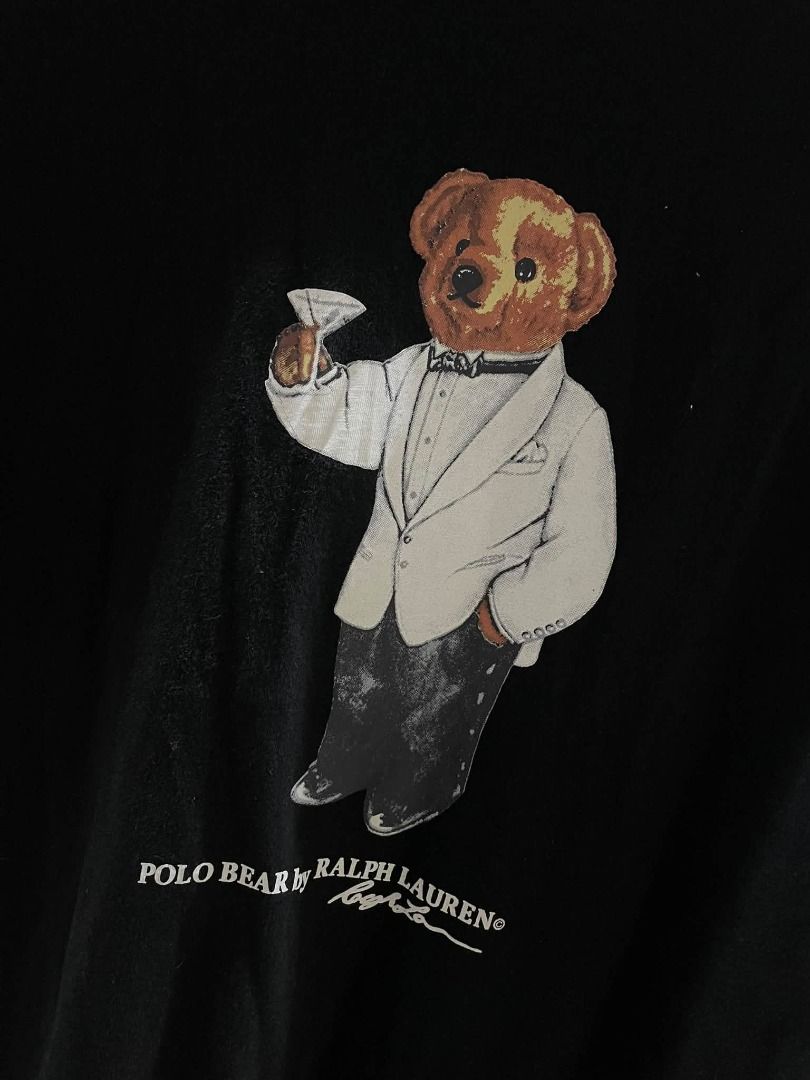 RL POLO BEAR TSHIRT (Category: Tshirts & Polo Shirts ) located in Caloocan City. Submitted by j3ngsanity (Listing ID 1469074601, Image 2). Description: ISSUE : 2 PINHOLE / CUT WASHTAG / MAY BUTAS SA TAG DIMES : 18.5x26.5.
