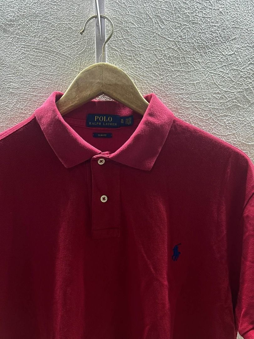 RL POLO RED (Category: Tshirts & Polo Shirts ) located in Caloocan City. Submitted by j3ngsanity (Listing ID 1469080890, Image 2). Description: ISSUE : SLIT / NEED WASH DIMES : 23x27-28.5.