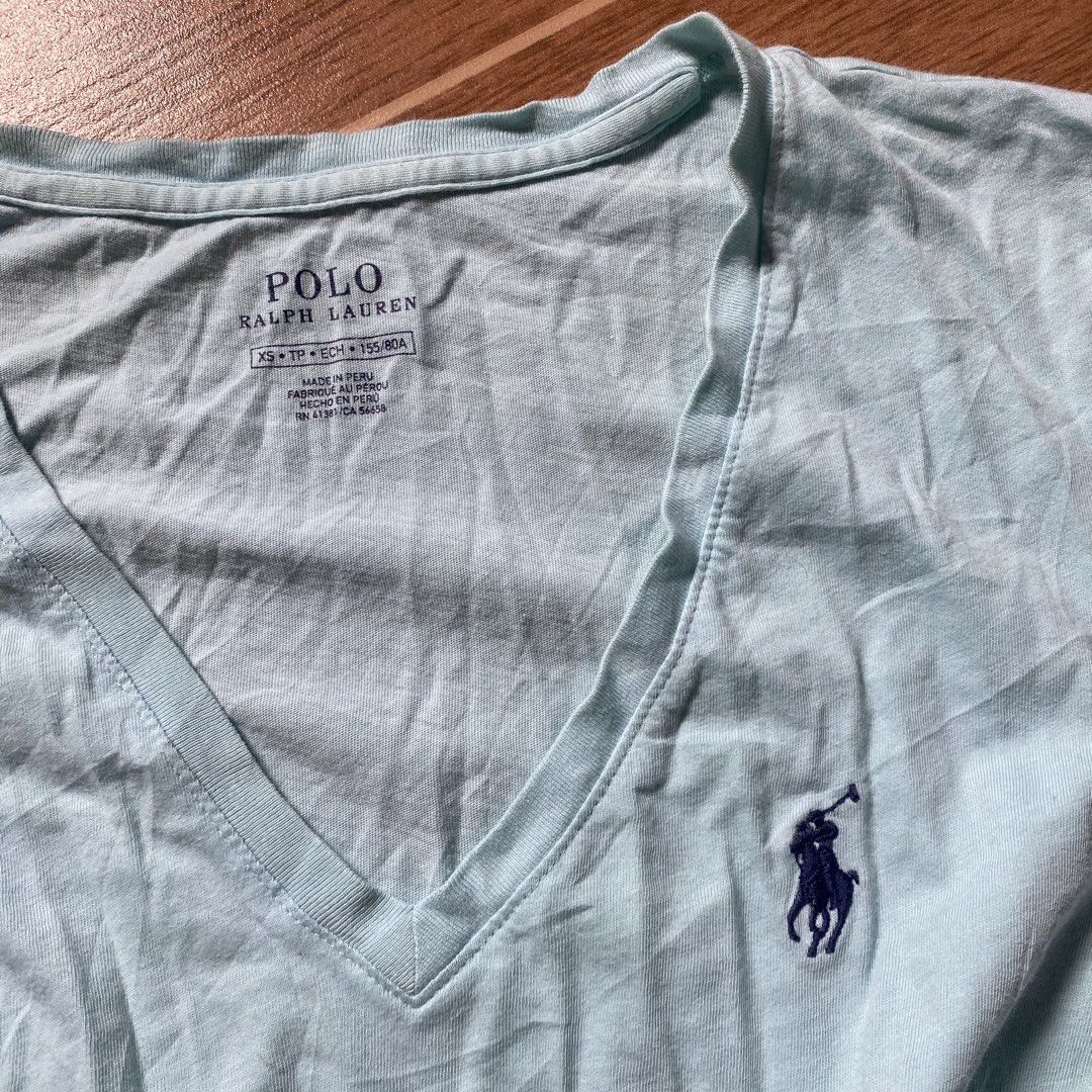 Rl shirt (Category: Shirts) located in Paete. Submitted by fat.archives (Listing ID 1469097451, Image 2). Description: Light armfit stain Dimes Bust 16 Length 22 +sf.