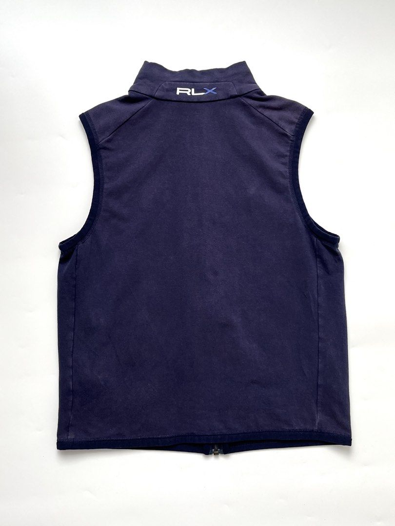 RLX Ralph Lauren Tech Full-Zip Golf Vest (Category: Activewear) located in Manila. Submitted by matticoolz (Listing ID 1468962233, Image 2). Description: RLX Ralph Lauren Tech Full-Zip Golf Vest Perfect for jogging/running Price is negotiable, just dm ————— LENGTH: 23 WIDTH: 18 ————— Brand: Ralph Lauren Size: Small - Medium Condition: Good (No pin holes, Minimal sunfades, All zipper completely functioning, no crackprints) Features: Smooth Zipper,