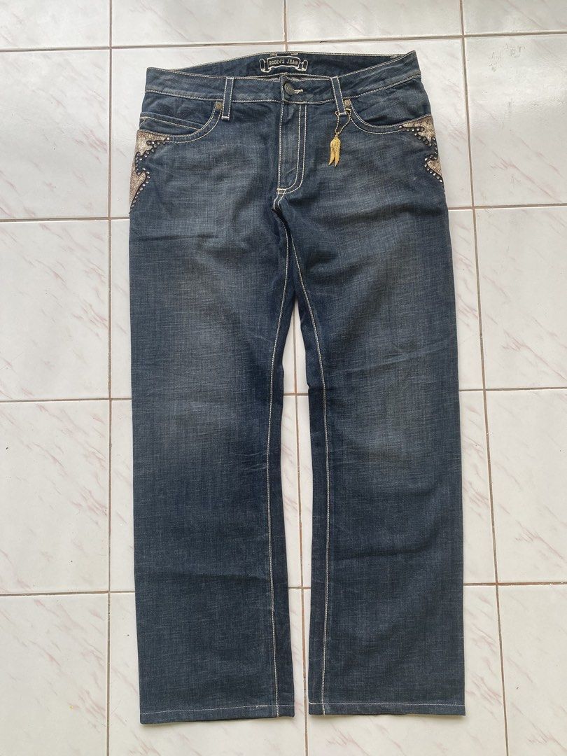 Vintage Bootcut Robin’s Jeans Double Flap (Category: Jeans) located in Alimodian. Submitted by curatednamgabasura_ilo (Listing ID 1469031044, Image 3). Description: Vintage Robin’s Jeans Double Flap Oxidized button Faded Design 34 42 9.