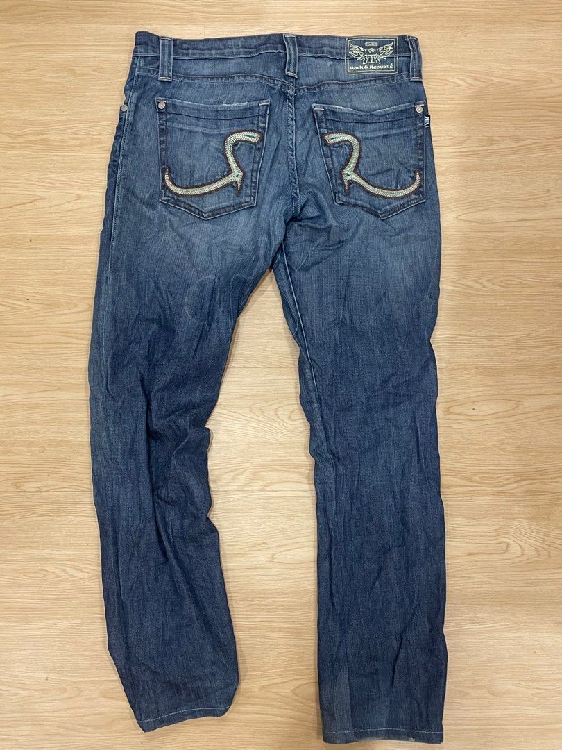 Rock & Republic Jeans (Category: Jeans) located in Manila. Submitted by bedlambuzz (Listing ID 1469078638, Image 3). Description: WYSIWYG ALL JEANS ARE USED BUT FULLY WEARABLE BUTTONS AND ZIPPERS INTACT MAY HAVE SLIGHT DISCOLORATION OR SMALL FLAWS.