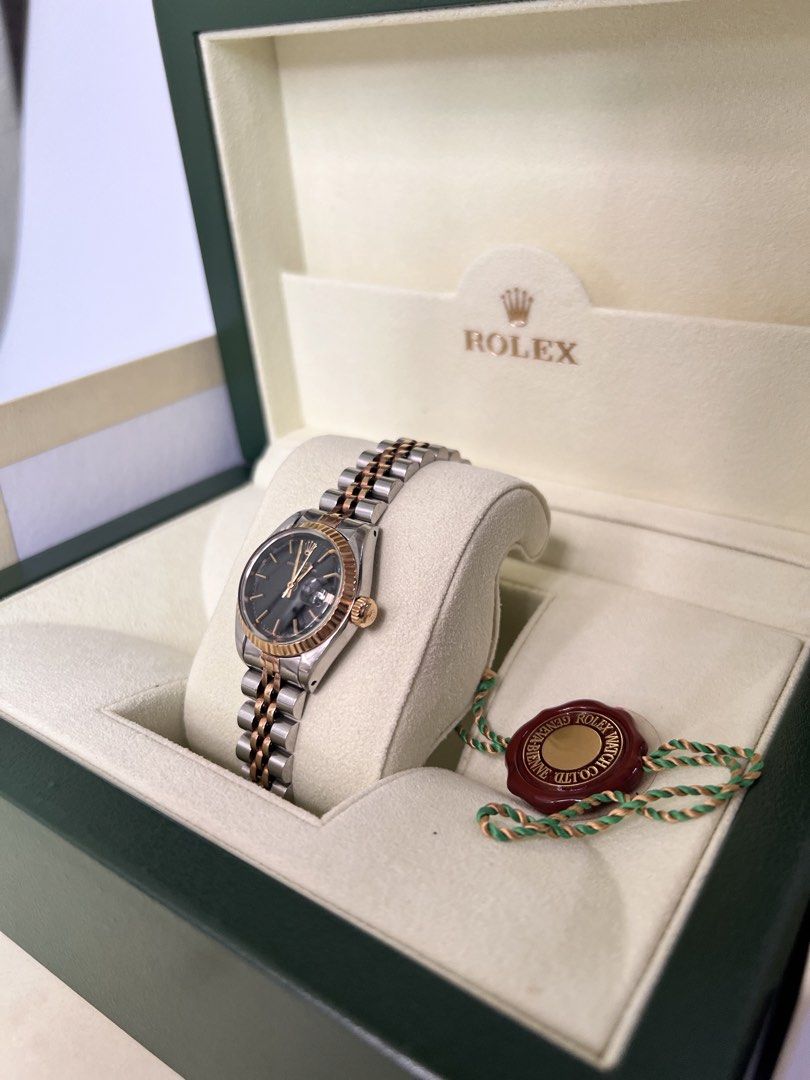 Rolex datejust (Category: Women's Watches) located in Paranaque City. Submitted by ella.sb (Listing ID 1469037085, Image 3). Description: Rolex datejust ladies 26mm Two tone gold. watch and box. .