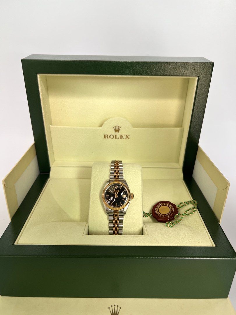 Rolex datejust (Category: Women's Watches) located in Paranaque City. Submitted by ella.sb (Listing ID 1469037085, Image 1). Description: Rolex datejust ladies 26mm Two tone gold. watch and box. .