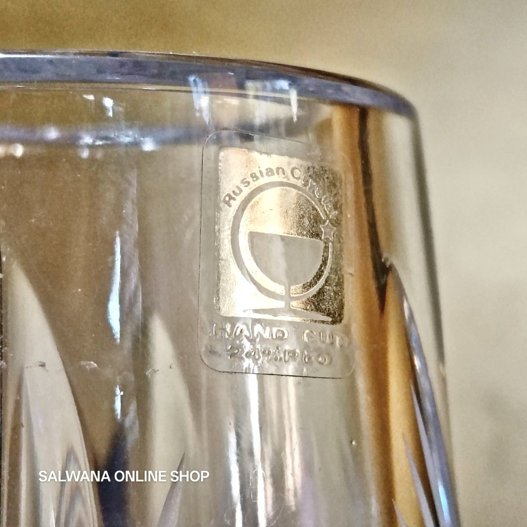 RUSSIAN CRYSTAL 24% PbO HAND CUT LEAF PATTERN VASE • JAPAN SURPLUS (Category: Vases & Decorative Bowls) located in Mabalacat. Submitted by salwanaonlineshop (Listing ID 1468951284, Image 3). Description: RUSSIAN CRYSTAL 24% PbO HAND CUT LEAF PATTERN VASE • JAPAN SURPLUS 🇯🇵 Used - Good Condition 🇯🇵 Makapal 🇯🇵 Leaf-cut pattern 🇯🇵 No issue 🇯🇵 Japan Source (Surplus) 📌 ENJOY DISCOUNT VOUCHERS ON S.H.O.P.E.E and L.A.Z.A.D.A - Salwana Online 