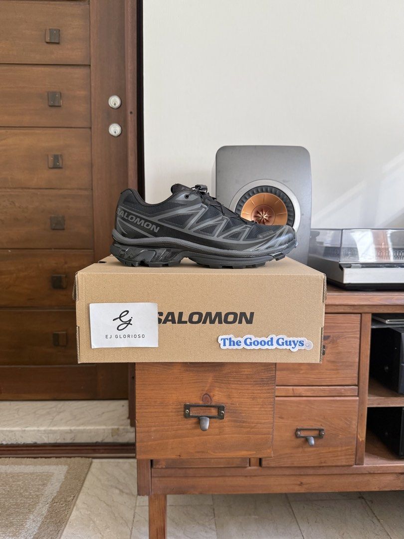 Salomon XT-6 GTX Black Asphalt (Category: Sneakers) located in Santa Maria. Submitted by ej.glorioso (Listing ID 1468983459, Image 1). Description: WTS / FS All legit, brand new, and available on-hand Salomon XT-6 GTX Black Asphalt Size 9m, 9.5m, Brand new ₱13,495 only! (below srp of ₱14,990) Bulacan area (near PH arena) BPI or Gcash only under my name Shipping via Lalamove, LBC, JRS, or J&T.