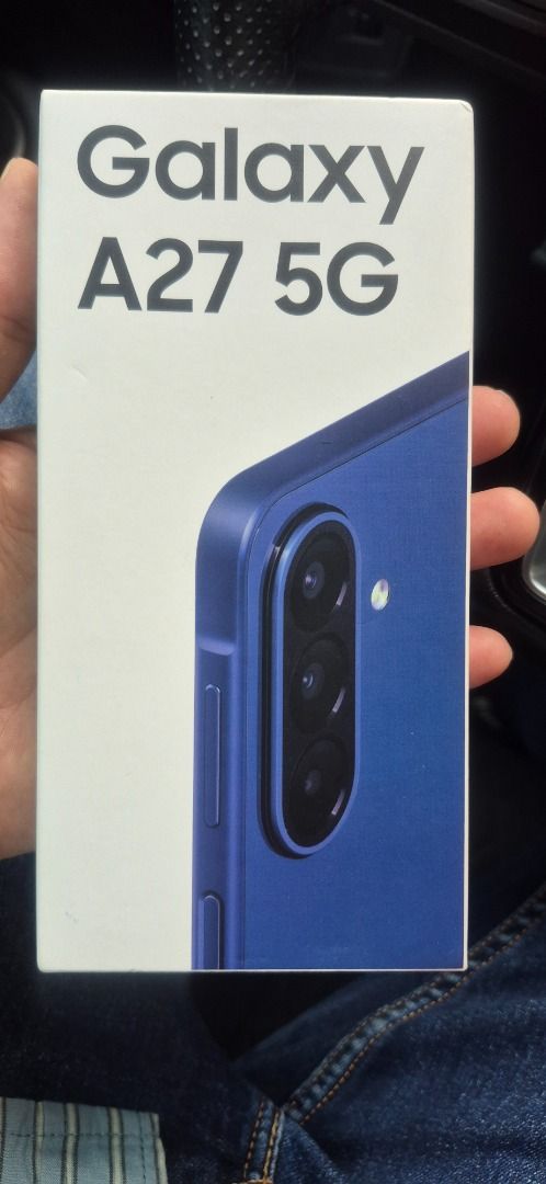 SAMSUNG A27 5G (Category: Samsung) located in Caloocan City. Submitted by krismorris561 (Listing ID 1468931653, Image 2). Description: 📱 FOR SALE: Samsung Galaxy A27 5G – 128GB 💙 Color: Blue ✅ Good as new ✅ No scratches ✅ Complete with box and charger ✅ Purchased September 2026 💰 Selling Price: ₱15,000 negotiable 📌 RFS: Need cash. 📩 PM me for inquiries. Serious buyers only!.