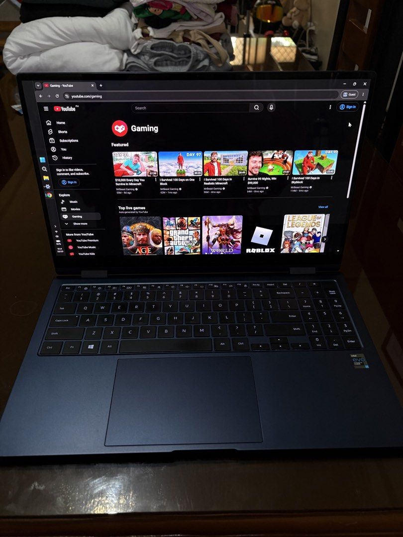 Samsung Galaxy Book Pro 360 i7 (Category: Laptops & Notebooks) located in Baao. Submitted by katchyxx (Listing ID 1468940057, Image 2). Description: FOR SALE: Samsung Galaxy Book Pro 360 15.6” | i7 11th Gen | 16GB RAM Selling my Samsung Galaxy Book Pro 360 (2021) ✨ Specifications: * Model: NP950QDB-KB4UK * Processor: Intel Core i7-1165G7 (11th Gen) * RAM: 16GB * Storage: 256GB SSD * Operating System: Windows installed * Display: 15.6” touchscreen