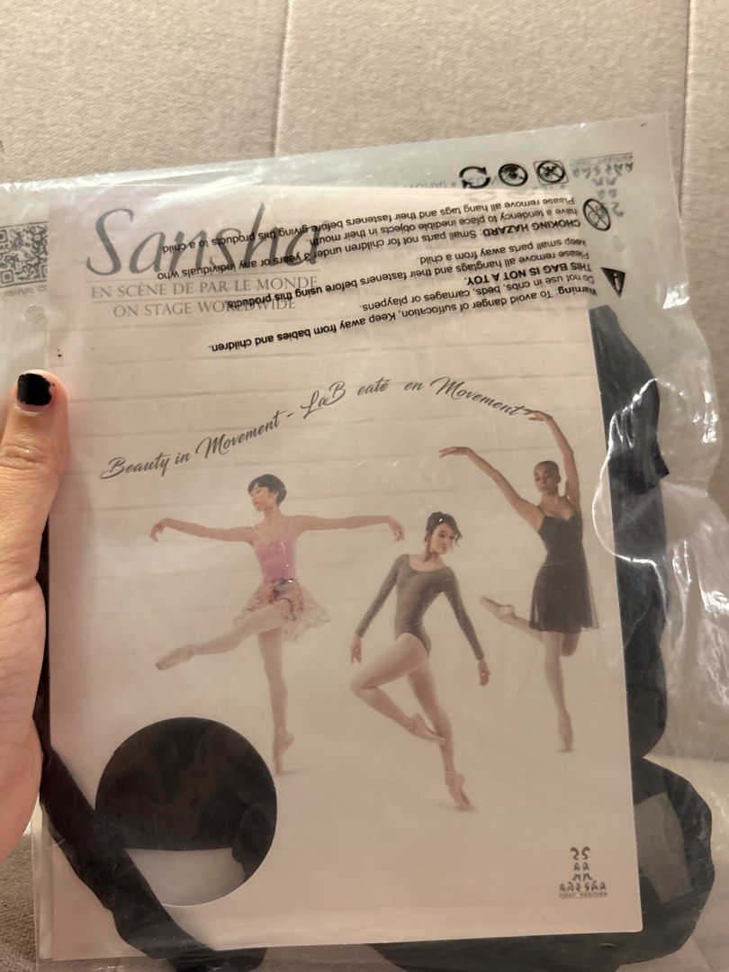 Sansha Ballet Dance Skirt (Category: Skirts) located in Pasig City. Submitted by shitaku.ph (Listing ID 1469111615, Image 2). Description: - Brand: Sansha (Authentic dancewear) - Color: Classic Black - Material: Lightweight sheer fabric - Condition: Brand new, unopened in original plastic packaging with promo insert - Ideal for: Ballet practices, rehearsals, and performances.
