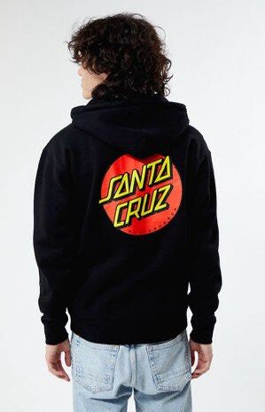 Santa Cruz Classic Logo Full Zip jacket (Category: Coats, Jackets and Outerwear) located in Cavite. Submitted by onebeancent (Listing ID 1469020696, Image 1). Description: Size: XXL TO XXXL Dimension: 27" Width | 30" Length Color: Black Color Rate: 10/10 Issue: Last pic 1 hole (Kilikili part) Condition: Excellent overall Price: 650php Additional Shipping Fee (J&T Medium Pouch) 125php Luzon 145php visayas 185php mindanao.