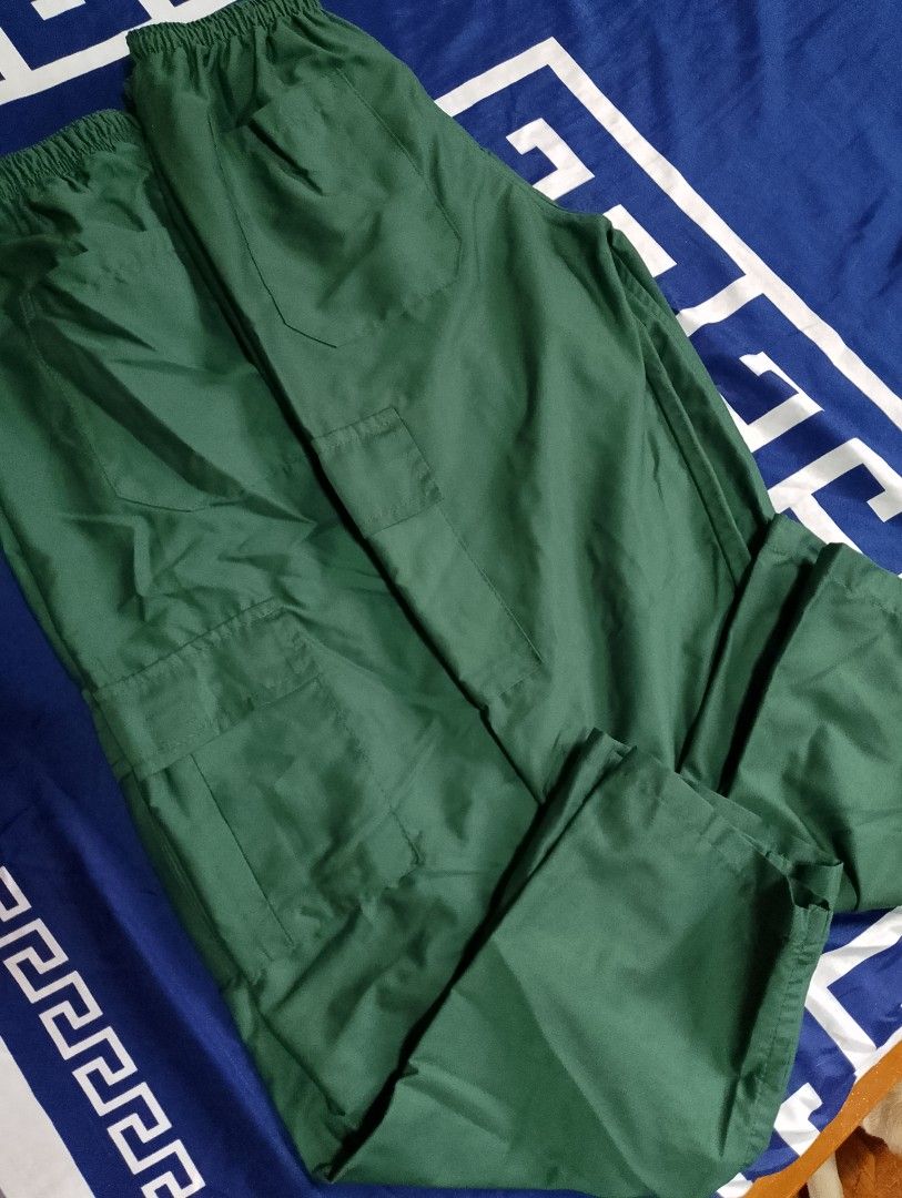 Scrub suit Cargo Pants (Garterized) (Category: Other Bottoms) located in Bulacan. Submitted by lauriee. (Listing ID 1468968761, Image 2). Description: 2pcs for 400!! can fit up to size 28 length: 36 inches garterized waist delivery via lalamove.
