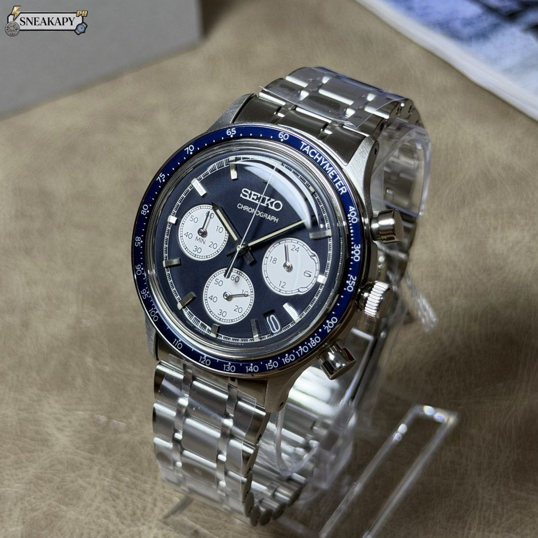 Seiko Chronograph SSB477 ‘Midnight Blue’ (Category: Men's Watches) located in Quezon City. Submitted by veeejeeey (Listing ID 1469090057, Image 2). Description: Seiko Chronograph SSB477 🐼 PRICE: 17,990 PESOS EACH ONLY (WAY BELOW SRP) #SSB477P1 ‘Midnight Blue’ Authentic, Brandnew and Compelete with box, manual and warranty Quartz / 38.7mm / 8T63 Calibre / 50m Water Pressure Resistance / Box-shaped Hardlex •We deliver nationwide. ✈️ •Same day deli