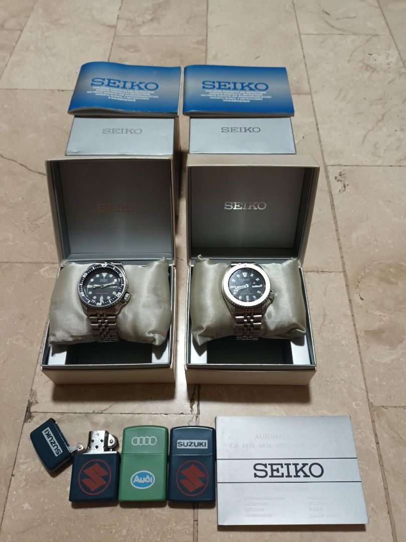 Seiko divers citizen automatic (Category: Men's Watches) located in Manila. Submitted by gooddealsmnl (Listing ID 1469081439, Image 1). Description: For Sale/ open to Swap Seiko Divers 200 meters Authentic. Runs smooth. Presentable. All included. Metal Refillable lighter Rfs: unloading stuff Binondo area meetup Thank You po.