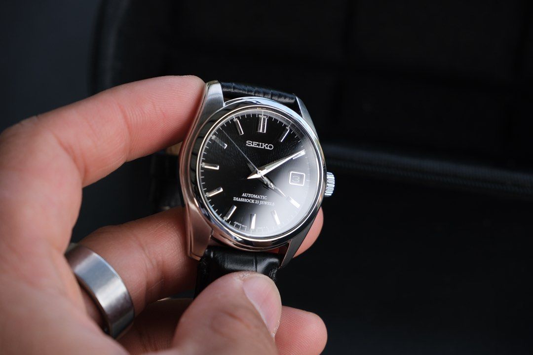 Seiko Scvs003 “Pre Sarb” (Category: Men's Watches) located in Quezon City. Submitted by kevinstv3191 (Listing ID 1469043463, Image 3). Description: Seiko SCVS003 “Baby Grand Seiko” *NO TRADES / NO SWAP / NO LOW BALL OFFER* ₱28,000 - a highly respected, discontinued timepiece that holds a cult status among watch enthusiasts. - Newly Serviced and Polished (Sept 2026) - Complete Box and Papers - Aftermarket Strap * Please note that the item in this 