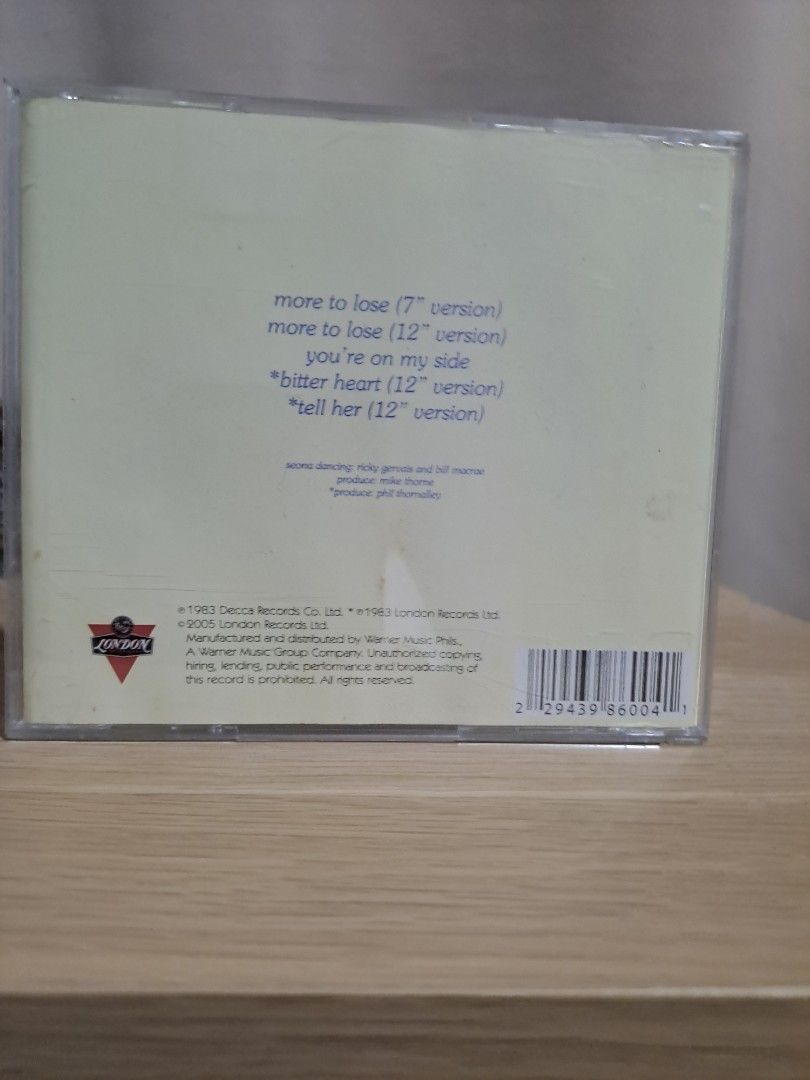 SEONA DANCING More to Lose CD (Category: CDs & DVDs) located in Las Pinas. Submitted by cobieshop (Listing ID 1469062667, Image 2). Description: 💿RARE CD FOR SALE | ORIGINAL & COLLECTIBLE CDs 📀 Item: [More To Lose- SEONA DANCING] 📌 Condition: [NM] 📦 Inclusions: [CD, Case, Booklet, etc.] ✅ Actual item shown in photos ✅ Please check the photos and read the condition details before purchasing ✅ Secure packaging for shipping ✅ Message me for inqu