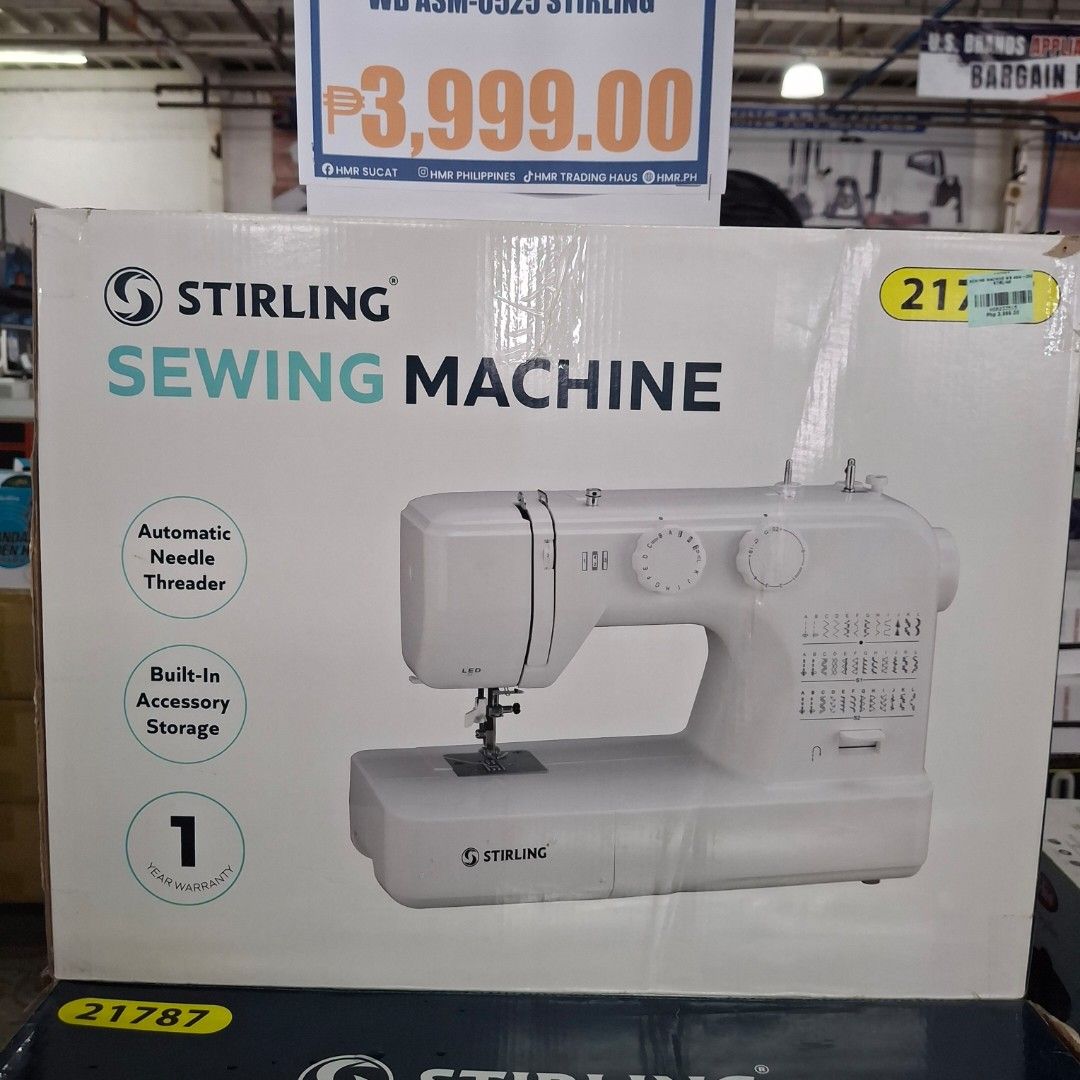 SEWING MACHINE WB ASM-0525 STIRLING (Category: Other Home Appliances) located in Paranaque City. Submitted by ivy69425 (Listing ID 1468976119, Image 1). Description: .