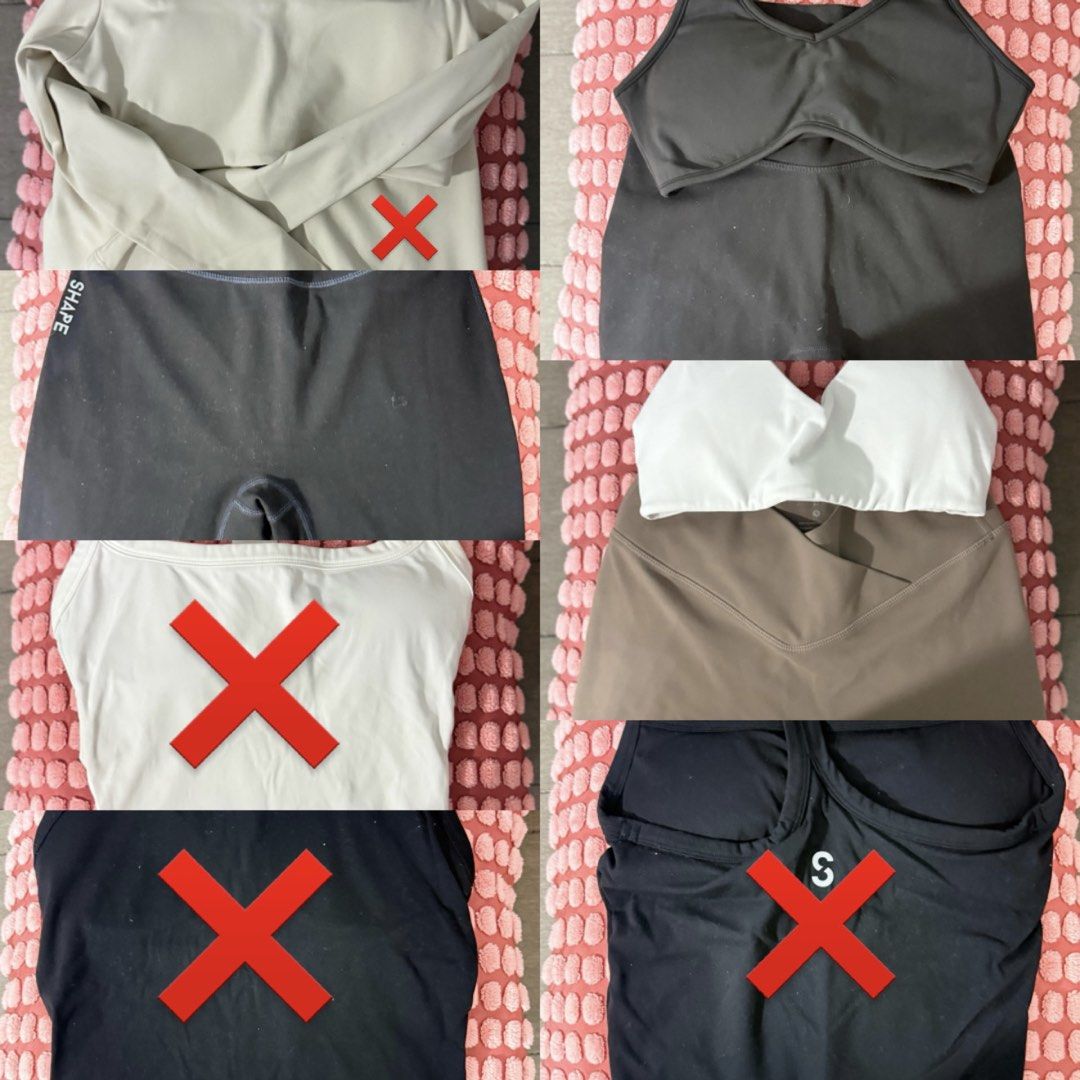 SHAPE ACTIVE BUNDLE/EACH (Category: Activewear) located in Makati City. Submitted by buymystuffplsxoxo (Listing ID 1468682530, Image 1). Description: Take All for ₱5000 Each for ₱700, slightly nego for sure buyers Rfs: extras, no longer my size Used twice max!.