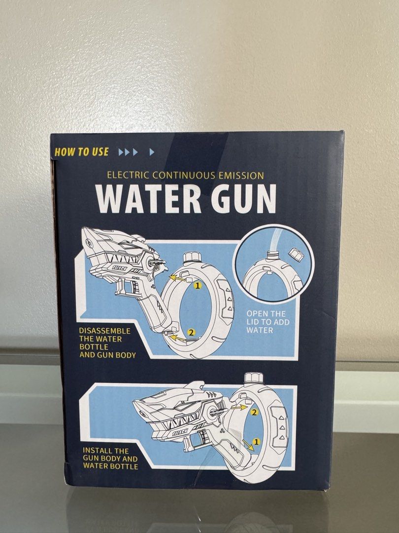 SHARK electric continuous emission water gun (Category: Kids Toys) located in Quezon City. Submitted by lrski (Listing ID 1469161784, Image 2). Description: .