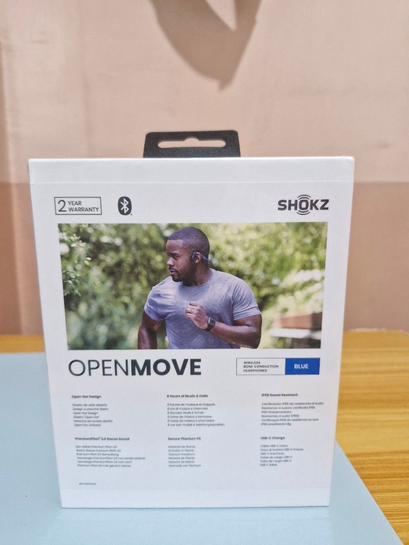 Shokz OpenMove S661 Blue (Category: Headphones & Headsets) located in Manila. Submitted by rg.07 (Listing ID 1468973063, Image 2). Description: Brand new / unopened / sealed condition Retail price: ₱4490 on market listing (₱500 discount) Price is negotiable. Contact me for more details..