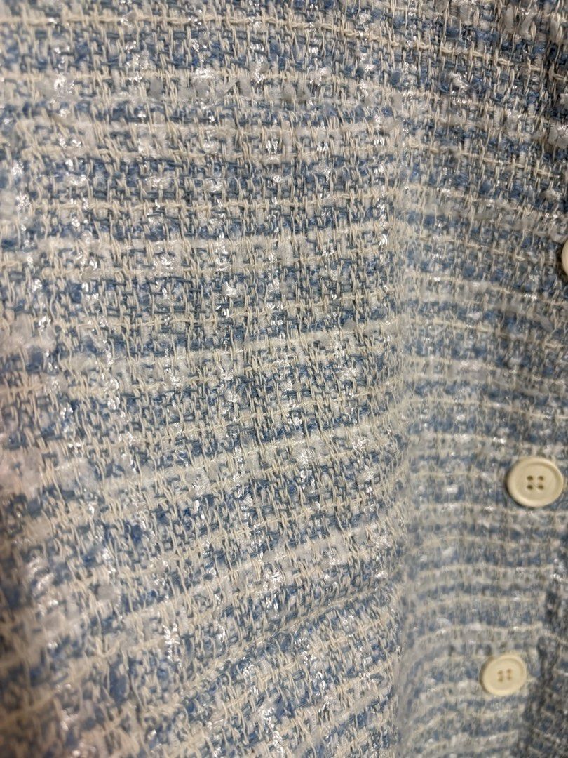 Short Tweed Dress (Category: Dresses) located in Marikina City. Submitted by thrifty_trinkets_by_anais (Listing ID 1469158477, Image 3). Description: 🌸 Selling own preloved/brand new items for less - EVERYTHING is negotiable as long as REASONABLE in price 🤗 🙏🏻 Please also check my account for more marked down items 🫶 📍Marikina near S&R/Uniqlo 💳 Maribank/Maya/Gcash 🏍️ Grab/Lalamove/J&T (by schedule) 🗓️ Offers/Reservations will be honored 
