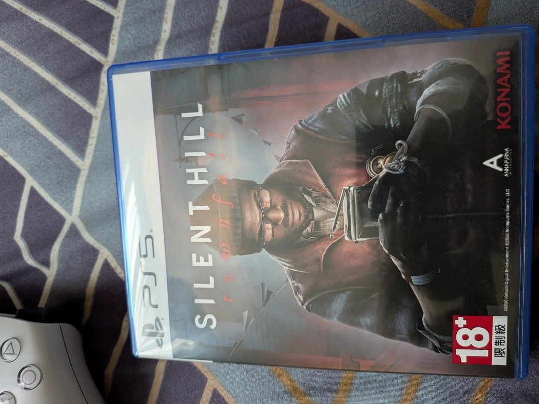 Silent Hill Townfall PS5 Game Disc with Case (Category: PlayStation) located in Marikina City. Submitted by patches_1n1d9m (Listing ID 1468982822, Image 1). Description: - Game: Silent Hill Townfall (PlayStation 5 physical copy) - Condition: Played once, disc is pristine and scratch-free - Inclusions: Original case, insert leaflets, and unused codes - Proof of Purchase: Original receipt included (dated September 26, 2026) - Region: As pictured on