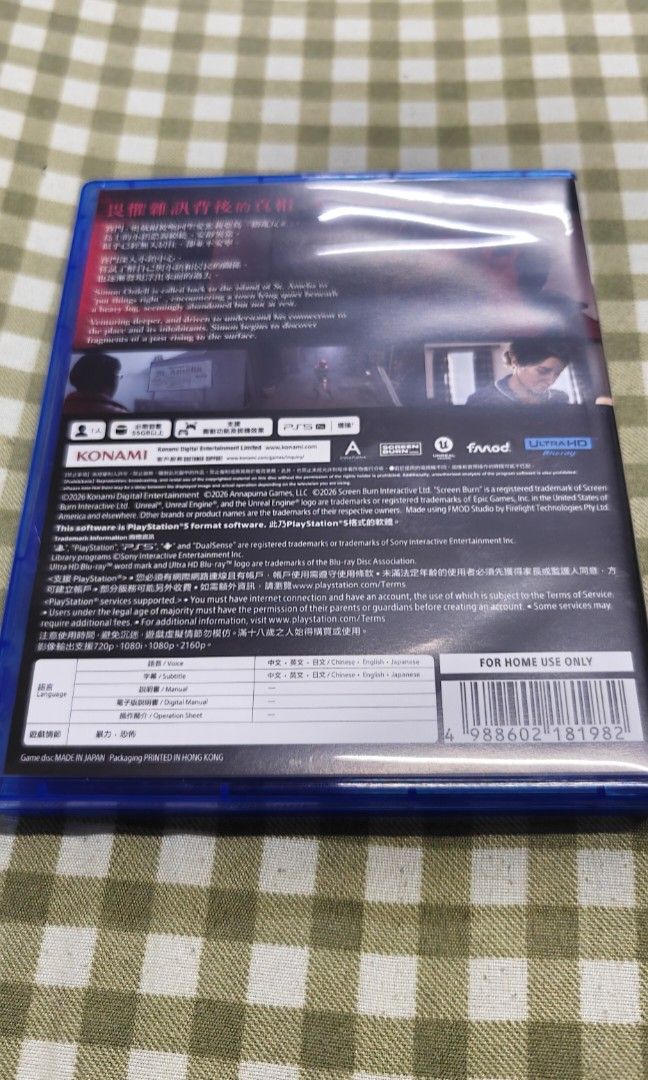 Silent Hill Townfall PS5 R3 Unused Code (Category: PlayStation) located in Manila. Submitted by toncue (Listing ID 1469037927, Image 2). Description: R3 copy (Asian) Unused CRT TV skins preorder codes.