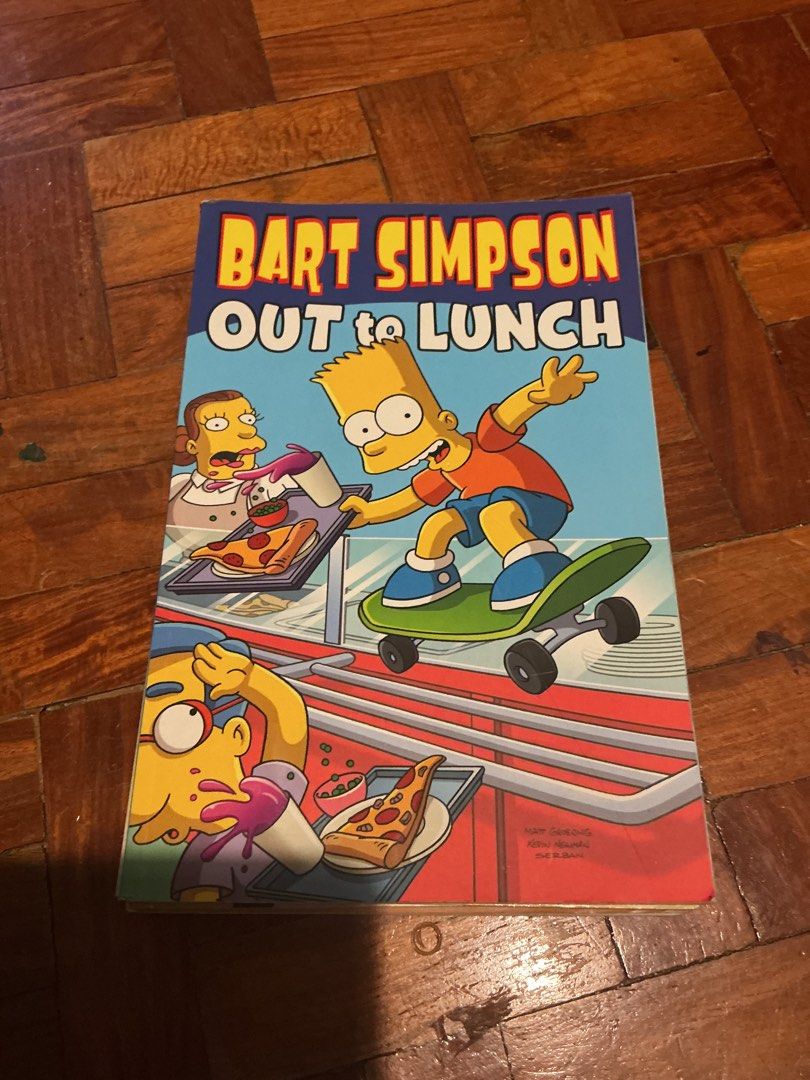 Simpsons Comics (READ DESC) (Category: Comics & Manga) located in Muntinlupa City. Submitted by antonrizz (Listing ID 1469043514, Image 2). Description: 250 for 1 1200 for all - Set of 5 classic Simpsons comic books published by Titan Books - Includes: Bart Simpson Out to Lunch, Simpsons Comics Big Bonanza, Bart Simpson Blastoff, Simpsons Comics Wingding, and Big Bratty Book of Bart Simpson - Created by Matt Groening - Great addition for fans and
