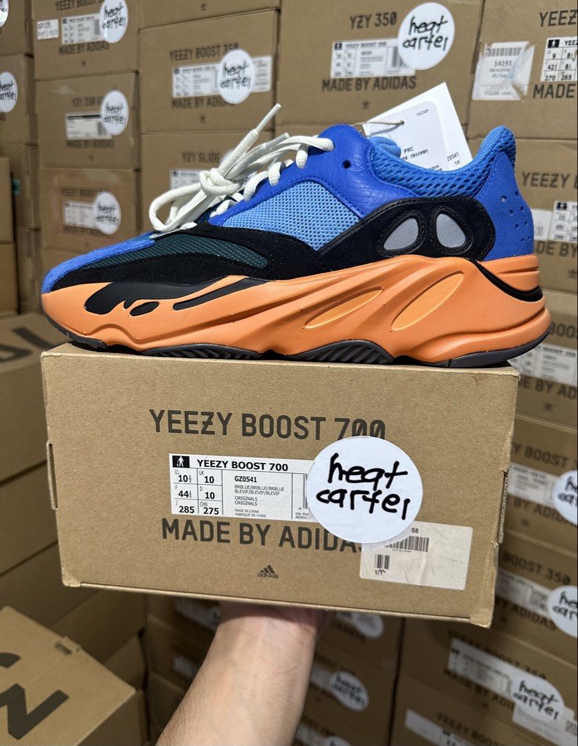 size 10.5 Yeezy 700 bright blue (Category: Sneakers) located in Cavite. Submitted by heatcartel_ (Listing ID 1468938867, Image 1). Description: Below srp deal! COD/COP nationwide 🚚 Yeezy 700 Bright blue - size 10.5 brand new ₱10,500 vermosa / evia alabang / ATC meet up.