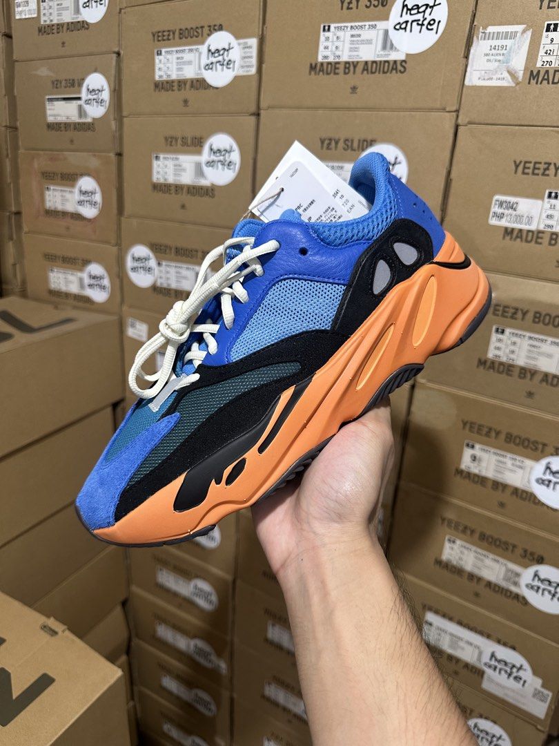 size 10.5 Yeezy 700 bright blue (Category: Sneakers) located in Cavite. Submitted by heatcartel_ (Listing ID 1468938867, Image 2). Description: Below srp deal! COD/COP nationwide 🚚 Yeezy 700 Bright blue - size 10.5 brand new ₱10,500 vermosa / evia alabang / ATC meet up.
