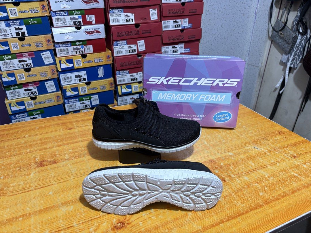 SKECHERS MEMORY FOAM WOMEN ORIGINAL (Category: Sneakers) located in Taguig. Submitted by rajiepenaf34481 (Listing ID 1469108491, Image 1). Description: 💯 % COMFORTABLE 💯% ORIGINAL 💯 % authentic 💯 % BRAND NEW 💯 % LEGIT SELLER 💯 % ON HAND 💯 % WITH BOX SIZE: 6 / 7 US WOMEN BELOW MALL SRP✅ FROM: 5499❌ NOW: 1,899✅ SHIP VIA ✅LALAMOVE ✅LBC (OUTSIDE MANILA) ✅J&T ✅READY TO SHIP MOP: COD COP GCASH ITEM CHECK BEFORE PAYMENT WILLING FOR MEET UP SA MAL