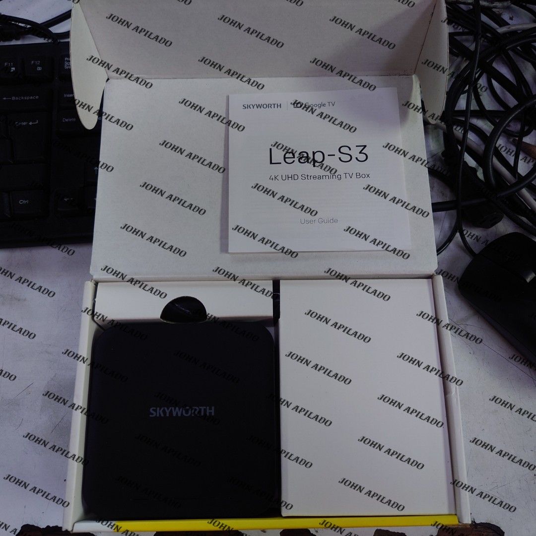 Skyworth Leap-S3 Android TV Box (Category: Media Streamers & Hubs) located in Quezon City. Submitted by lazl0brav0 (Listing ID 1469103908, Image 2). Description: ***Basahin hanggang dulo para iwas kwentuhan.*** Selling Skyworth Leap-S3 Android TV Box. Good condition and working, complete accessories. Installed custom apps: -SmartTube - No ads Youtube -Streamflix - Movies and Series -SportzX - Livestream sports -CX File Explorer Note: May dummy gm