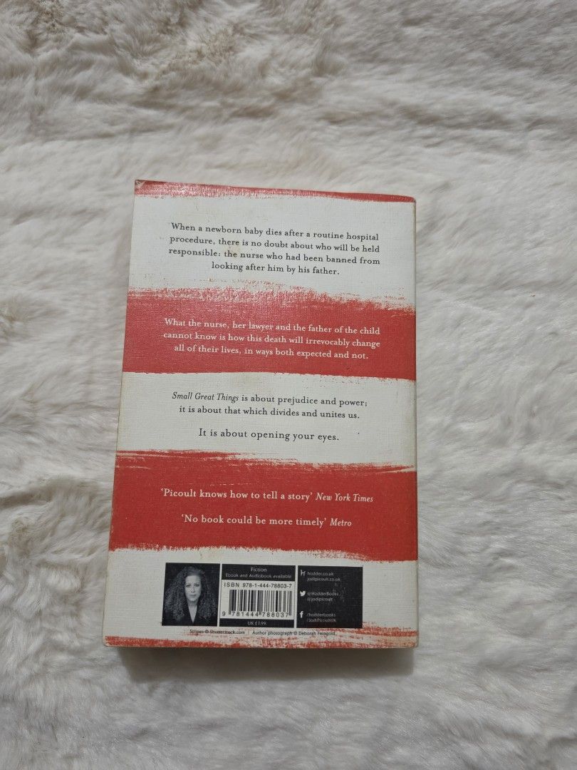 Small Great Things by Jodi Picoult Paperback Novel (Category: Storybooks) located in Manila. Submitted by meicy_wndr (Listing ID 1469062093, Image 3). Description: Location: DAVAO CITY Delivery: LBC.