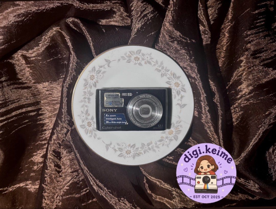 Sony Cybershot DSC W510 (Category: Cameras) located in Manila. Submitted by digi.keime (Listing ID 1468932242, Image 1). Description: CROWD FAVE! —————————————————— 📷 Sony Cybershot DSC W510 💰₱5,299 ୨୧ ── QUICK SPECS ── ୨୧ ♡ 12.1 MP CCD ♡ Steadyshot Image Stabilization ♡ 4x Optical Zoom Lens ♡ VGA 640x480 at 40fps ୨୧ ── INCLUSIONS ── ୨୧ ♡ Camera unit ♡ Battery ♡ Charger ♡ Memory card ♡ Pouch ୨୧ ── CONDITION ── ୨୧ ♡ Small spot/marks (barely noti
