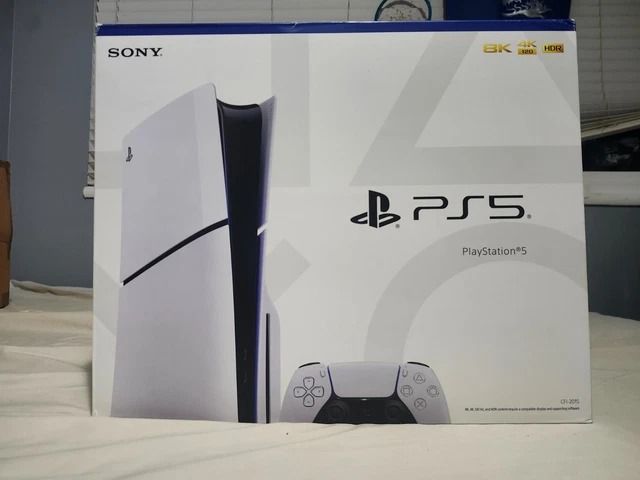 Sony PlayStation 5 Console (Category: PlayStation) located in Valenzuela. Submitted by keenmoon_83da25 (Listing ID 1469076435, Image 1). Description: - Brand: Sony PlayStation 5 (Latest Slim Model) - Condition: Brand new, factory-sealed in original retail box - Color: White casing with matching DualSense wireless controller included - Performance: 4K gaming, 120Hz support, and HDR visuals - Storage: Lightning-fast custom SSD for instant loading s