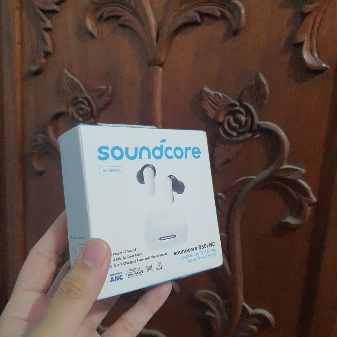 Soundcore r50i nc earphones (Category: Cleaning Tools & Supplies) located in Pasig City. Submitted by fast-ship (Listing ID 1469053937, Image 2). Description: .