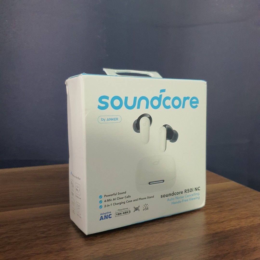 Soundcore r50i nc earphones (Category: Cleaning Tools & Supplies) located in Pasig City. Submitted by fasttech01 (Listing ID 1469054725, Image 1). Description: .