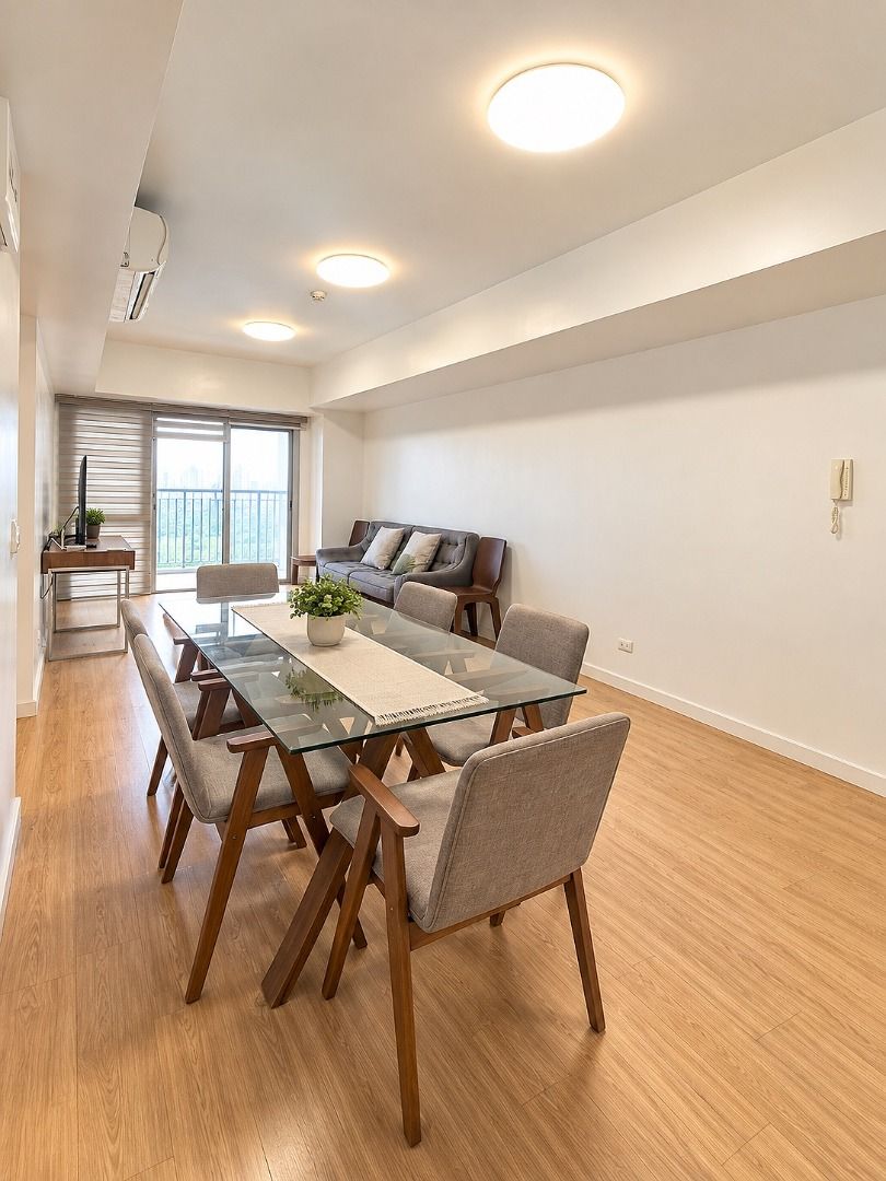 Spacious 2BR FOR RENT in Two Maridien (Category: Apartments & Condos) located in Taguig. Submitted by louie.catandijan (Listing ID 1468995340, Image 2). Description: ₱110,000/month A fully furnished 2br in Two Maridien, Bonifacio Global City. Great location, ready to view. Fully Furnished · 98 sqm 🛋️ Inclusions: Bed with mattress, Sofa, Dining table & chairs, TV, Aircon, Refrigerator, Washing machine, Microwave, Stove / cooktop, Range hood, Rice