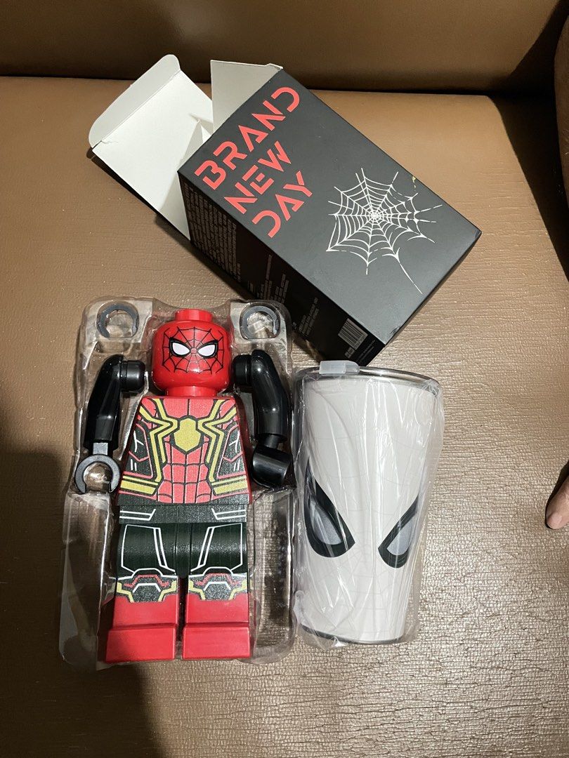 Spider-man Lego (Category: Figurines & Statues) located in Taguig. Submitted by findncollect (Listing ID 1469135613, Image 2). Description: For sale Brand New B*leg actual size (see photo) Classic: ₱750 each TH: ₱750 (Issue: all the black areas are greenish instead of true black. A free Spidey cup (color changing) is included as compensation for this issue.) First to pay on any item gets a free Hello Kitty x Gundam! .