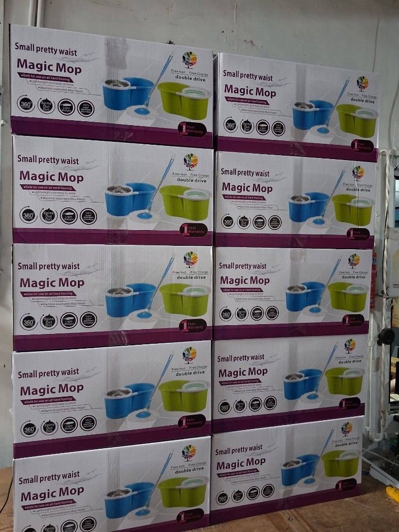 Spin Mop (Category: Cleaning Tools & Supplies) located in Manila. Submitted by redonline (Listing ID 1468976266, Image 1). Description: Spin Mop ₱380 Brand New Same day delivery.