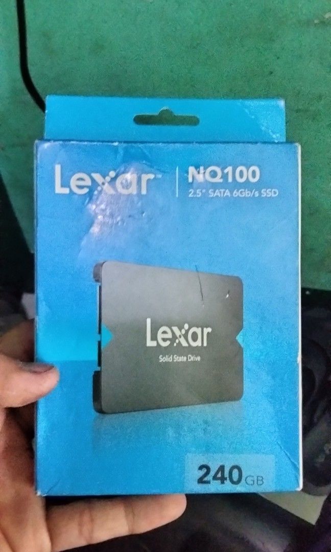 SSD 240GB LEXAR (Category: Hard Disks & Thumbdrives) located in Manila. Submitted by prince120492 (Listing ID 1469034371, Image 1). Description: brandew hindi pa nagagamit.
