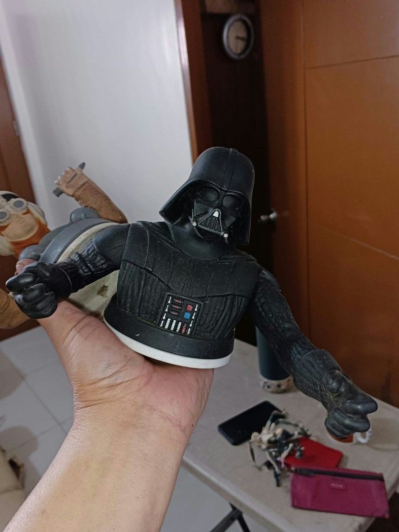 Star wars anakin and Darth Vader figures (Category: Action & Battle Toys) located in Quezon City. Submitted by toys_r_here (Listing ID 1469068246, Image 2). Description: 350 each GOOD FOR GIFT AND COLLECTION as is po Good condition First to pay gets the item pa check nalng sa pic yun condition pm me for questions ship pwede lalamove or jnt qc and marikina area.