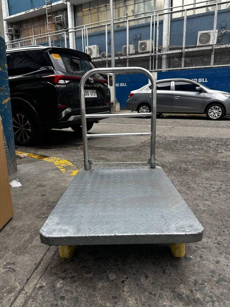 Steel Platform Push Cart Code: B-9-004 Specs: 60x90cm (400kg) (Category: Home Improvement Tools & Accessories) located in Manila. Submitted by 09171479278_elsie. (Listing ID 1469003998, Image 2). Description: Steel Platform Push Cart Code: B-9-004 Specs: 60x90cm (400kg).