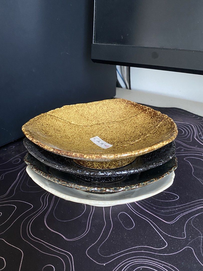Stoneware Dessert Plate (sold as set, 4 pcs) (Category: Other Kitchenware & Tableware) located in Mabalacat. Submitted by mamacda (Listing ID 1468948448, Image 1). Description: .