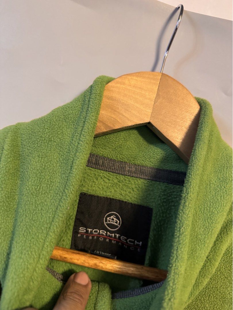 Stormtech Performance Green Fleece Jacket (Category: Coats, Jackets and Outerwear) located in Alaminos. Submitted by outfitcheck.ph (Listing ID 1469100851, Image 3). Description: - Brand: Stormtech Performance - Color: Green - Material: Soft, warm fleece - Closure: Full zip with high collar - Pockets: Two secure zippered side pockets - Fit: Standard fit with long sleeves - Condition: Excellent pre-loved condition - Perfect layering piece for cold
