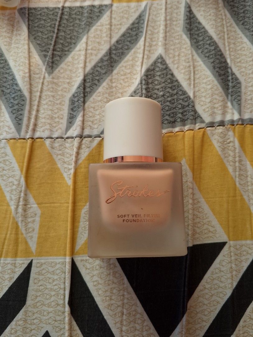 Strokes Soft Veil Filter Foundation (Category: Makeup) located in Angeles City. Submitted by izgel (Listing ID 1469010826, Image 1). Description: Strokes Soft Veil Foundation Around 85% full. Shade: Medium Neutral 250 pesos only!.