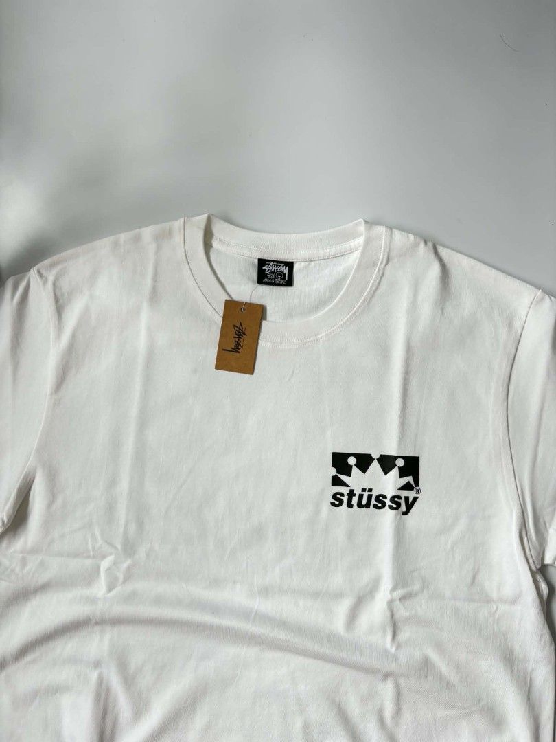 STSSY CROWN TEE (Category: Tshirts & Polo Shirts ) located in Manila. Submitted by certifiedloverjb (Listing ID 1469057654, Image 3). Description: STSSY CROWN TEE LARGE 22x29 .