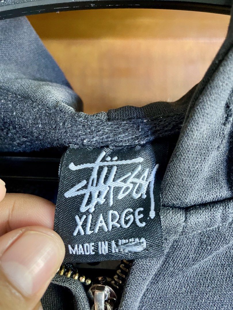 Stussy (Category: Coats, Jackets and Outerwear) located in Davao. Submitted by the_rare_hustla (Listing ID 1468936518, Image 3). Description: STUSSY Issue Ribbings, Tag Scratch Need Wash Only Color rate 8.8/10 Width - 21 Length - 26 Size XL on tag Fit to Med-Large Dm If Interested!.