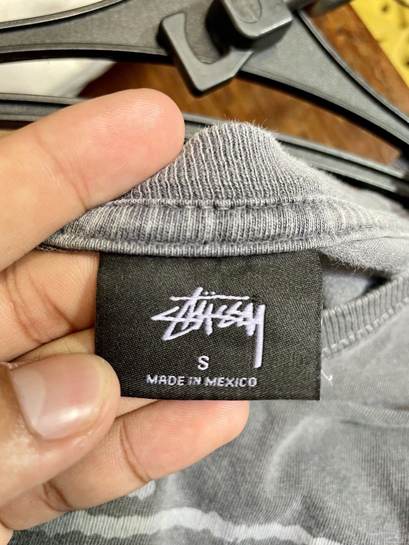 Stussy (Category: Tshirts & Polo Shirts ) located in Davao. Submitted by the_rare_hustla (Listing ID 1468938154, Image 3). Description: STUSSY Issue Minimal Hairline Need Wash Only Color rate 10/10 Width - 18 Length - 27 Size S on tag Fit to Med-Large Dm If Interested!.